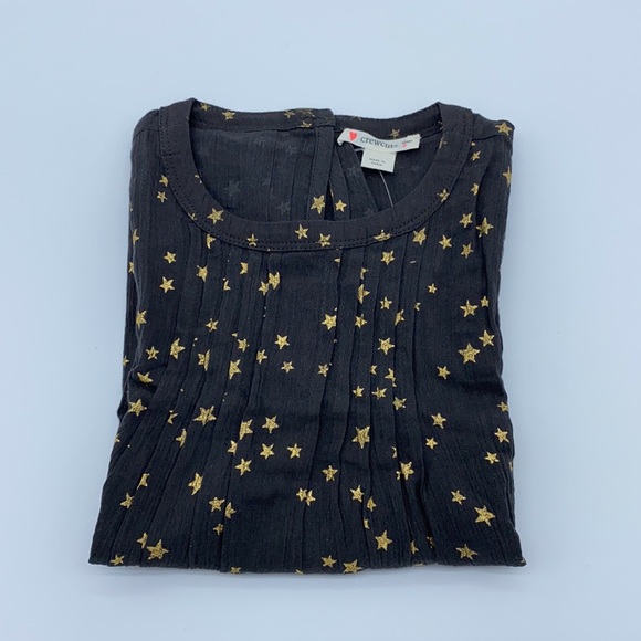 NWT Crewcuts Gold Star Top Girls Size 5 - Picture 6 of 7